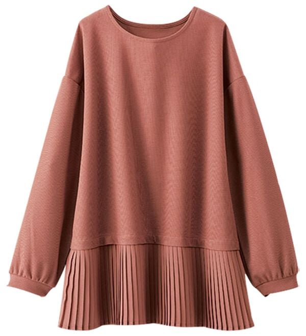 BELLUNA（ベルーナ）の「かのこ素材裾プリーツプルオーバー（カットソー）」｜詳細画像