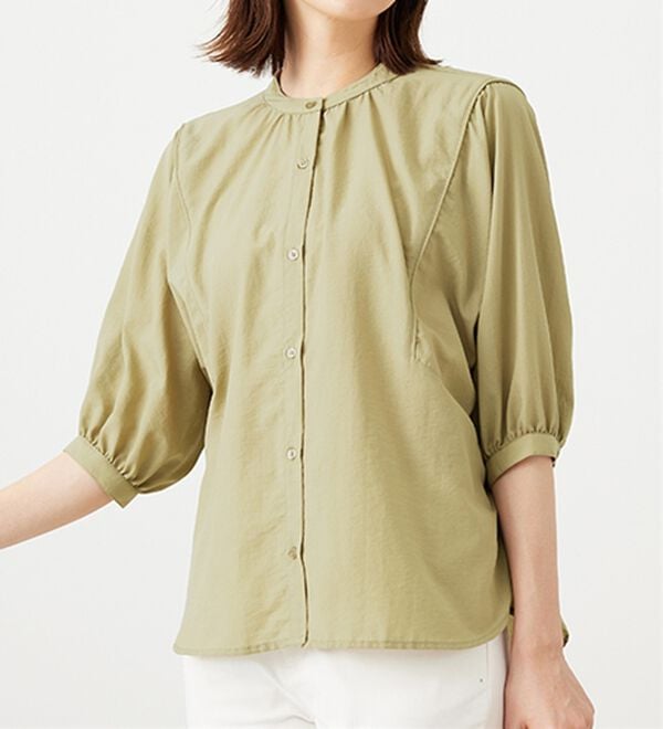 BELLUNA（ベルーナ）の「袖切替ドルマンデザインブラウス（ブラウス）」｜詳細画像