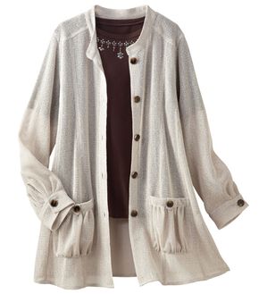 ルフラン（ルフラン）の「スラブメッシュアンサンブル（アンサンブル）」｜ベージュ系