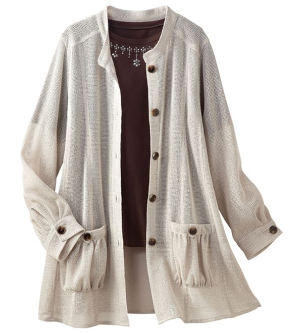 ルフラン（ルフラン）の「スラブメッシュアンサンブル（アンサンブル）」｜ベージュ系