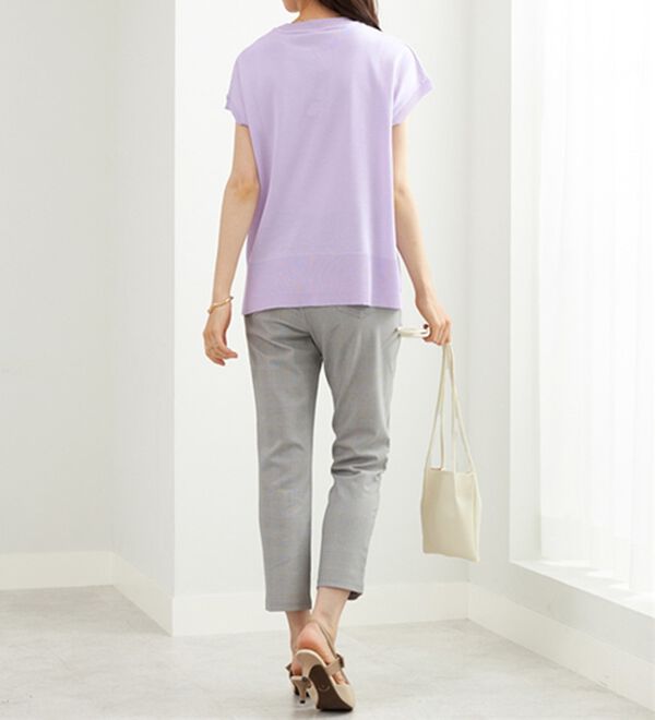 BELLUNA（ベルーナ）の「フラッシュヤーン素材サマーニット（ニット・セーター）」｜詳細画像