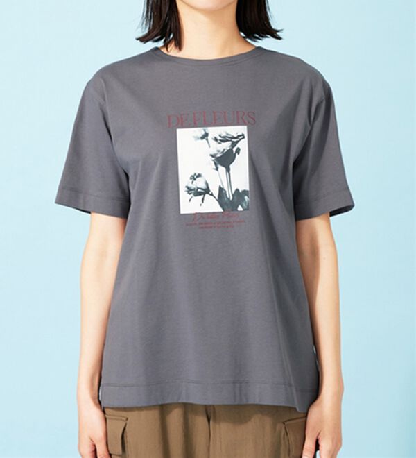 BELLUNA（ベルーナ）の「ヒンヤリ！綿１００％大人フォトプリントＴシャツ（Tシャツ）」｜詳細画像