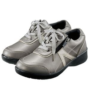 BELLUNA（ベルーナ）の「ゆったり５Ｅ防水スニーカー（レインシューズ）」｜ガンメタリック