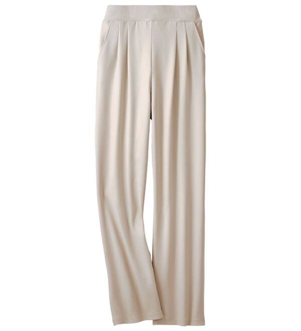 ルフラン（ルフラン）の「【３本組】ストレッチ素材ワイドパンツ（ワイドパンツ・ガウチョ）」｜詳細画像