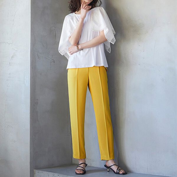 RANAN（ラナン）の「フリルポケットテーパードパンツ（テーパードパンツ）」｜詳細画像