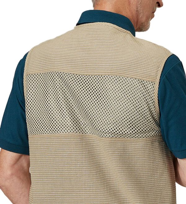 「夏素材の多ポケットベストコレクション（メンズベスト）」｜詳細画像