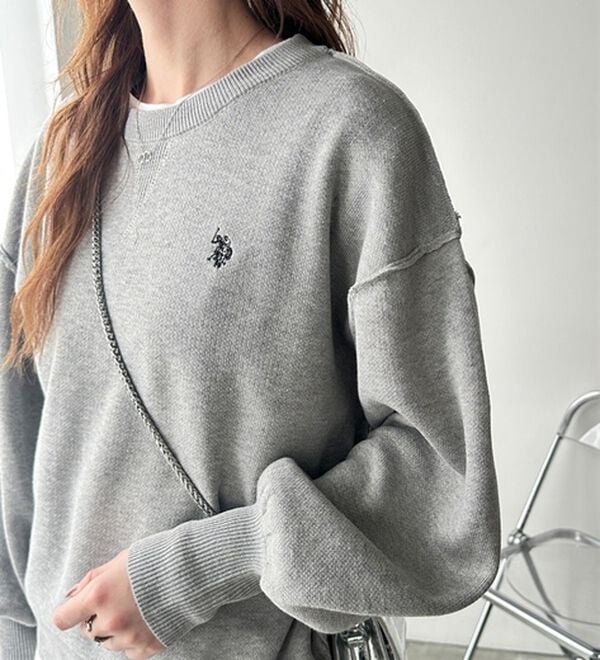 GeeRA（ジーラ）の「【U.S. POLO ASSN.】スウェットライクニット（ニット・セーター）」｜詳細画像
