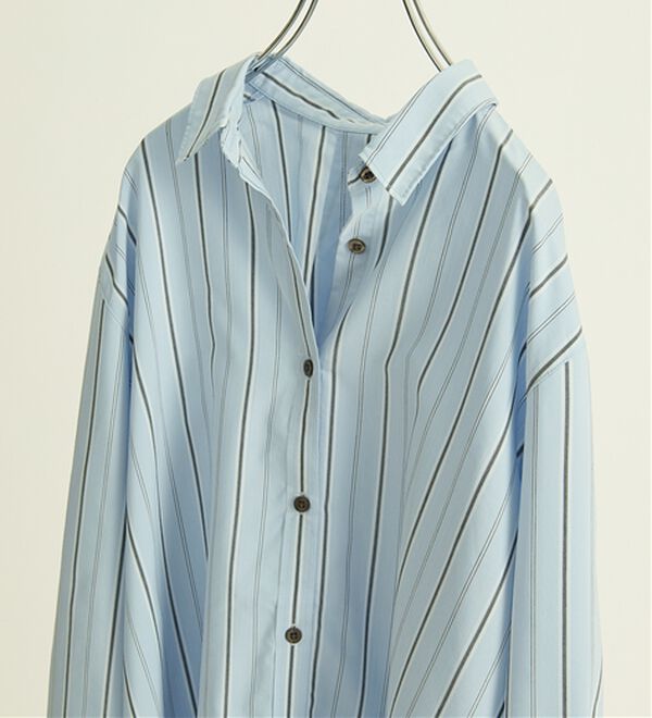 BELLUNA（ベルーナ）の「＜ＳＯＬＯＴＥＸ（Ｒ）＞ストレッチビッグシャツ（シャツ）」｜詳細画像