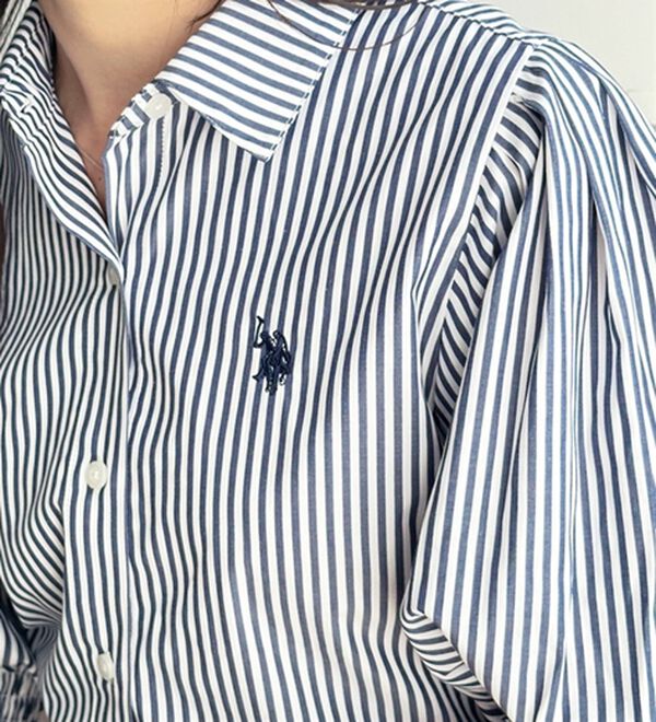 GeeRA（ジーラ）の「【Ｕ．Ｓ．　ＰＯＬＯ　ＡＳＳＮ．】ボリューム袖シャツブラウス（ブラウス）」｜詳細画像