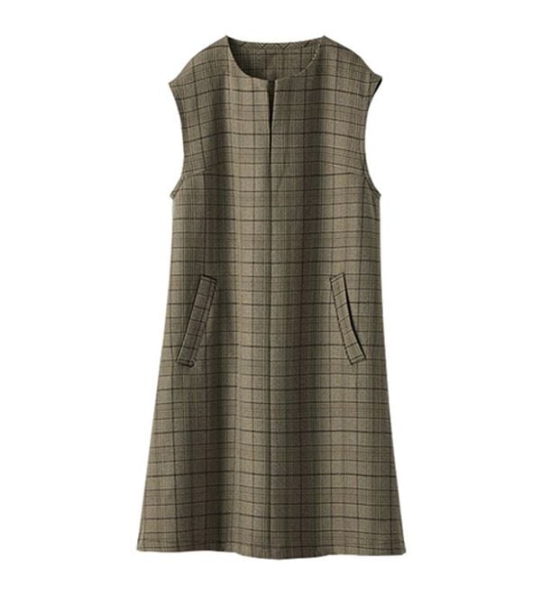 BELLUNA（ベルーナ）の「ウーリッシュ素材ジャンパースカート（ジャンパースカート）」｜詳細画像