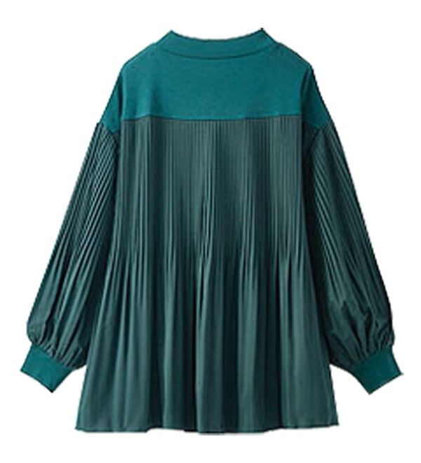 BELLUNA（ベルーナ）の「カットソー&times;プリーツ切替プルオーバー（カットソー）」｜詳細画像