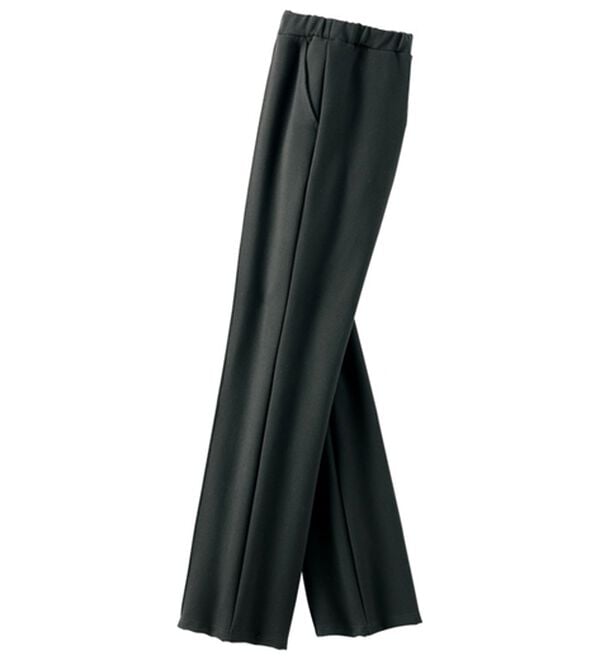 BELLUNA（ベルーナ）の「お出かけ静電防止ストレッチパンツ（フルレングスパンツ）」｜黒