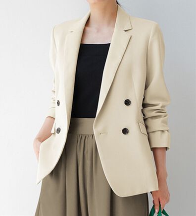 RANAN（ラナン）の「洗える！ダブルブレストジャケット（テーラードジャケット）」