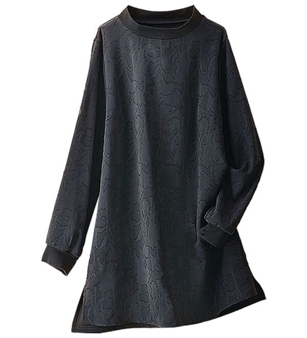 ジャカード花柄エレガントチュニック - ベルーナ【公式】