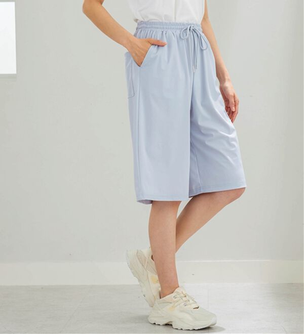 BELLUNA（ベルーナ）の「ヒンヤリ爽快！ゆったりハーフパンツ（その他パンツ）」｜詳細画像