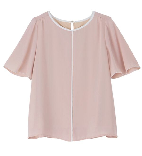 RANAN（ラナン）の「ひんやり！配色ディテールインナー付ブラウス（ブラウス）」｜詳細画像