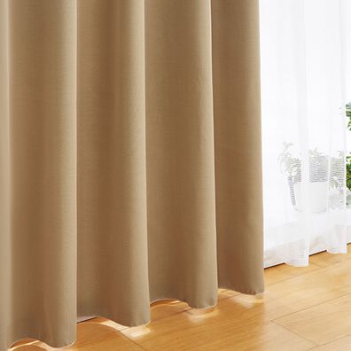 「保温機能付　遮光カーテン＆レース４枚組（ドレープカーテン）」