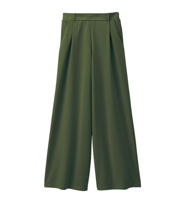 GeeRA（ジーラ）の「美脚ストレッチワイドパンツ（ワイドパンツ・ガウチョ）」｜詳細画像