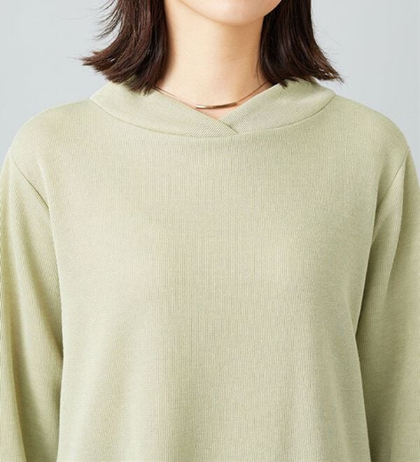 BELLUNA（ベルーナ）の「ラメ調バックフレアー切替プルオーバー（カットソー）」｜詳細画像