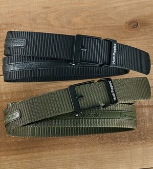 「【２本組】＜ハッシュパピー＞大人のスマートロックベルト（メンズベルト）」｜詳細画像