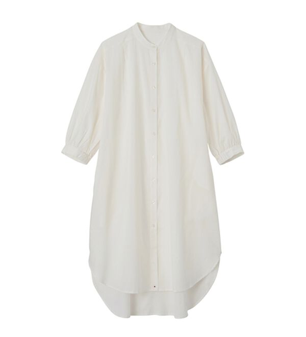 RANAN（ラナン）の「綿１００％　ロング丈シャツブラウス（チュニック）」｜詳細画像