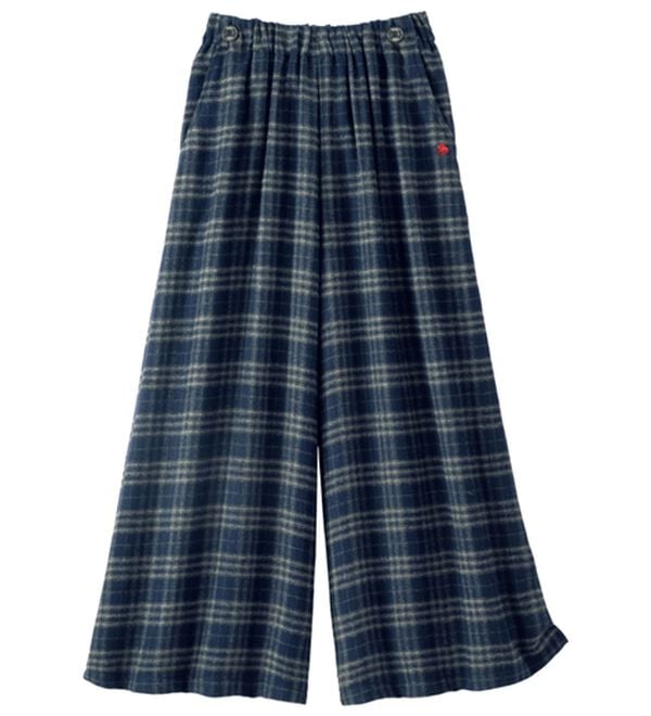 ルフラン（ルフラン）の「【２本組】【ＰＯＬＯ　ＢＣＳ】チェック柄スカーチョ（ワイドパンツ・ガウチョ）」｜詳細画像
