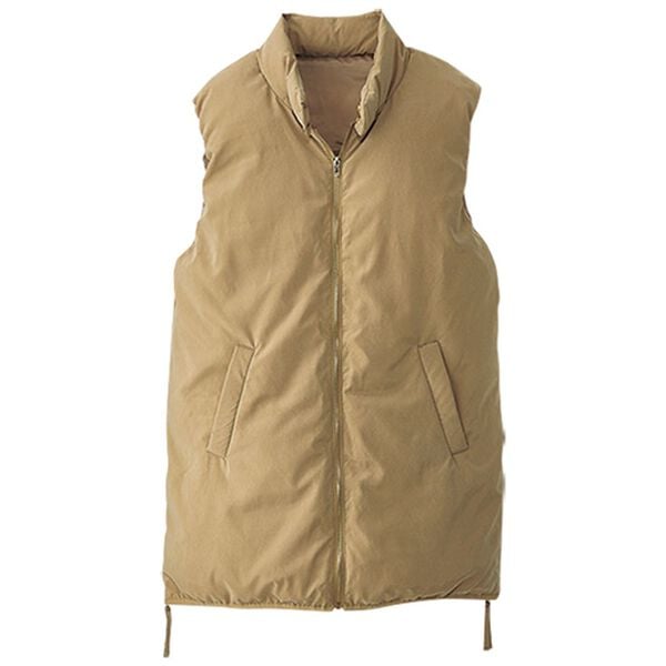 BELLUNA（ベルーナ）の「スタンド衿デザインノンキルト中わたベスト（中わたコート・ベスト）」｜詳細画像