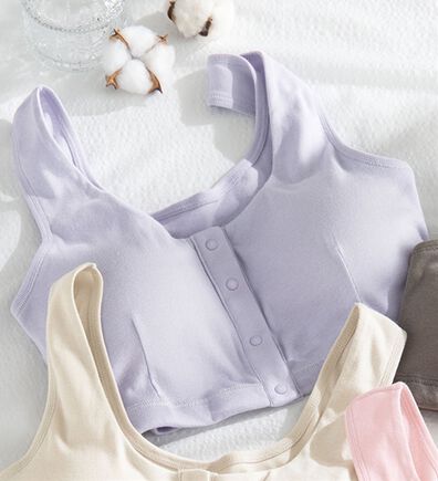 LAVIENNE（ラヴィエンヌ）の「素肌よろこぶオーガニックコットン前開きブラ（ブラジャー）」