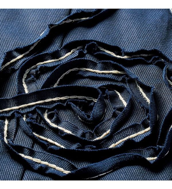 ルフラン（ルフラン）の「【２色組】コード刺しゅうコクーンスカート（ひざ丈スカート）」｜詳細画像