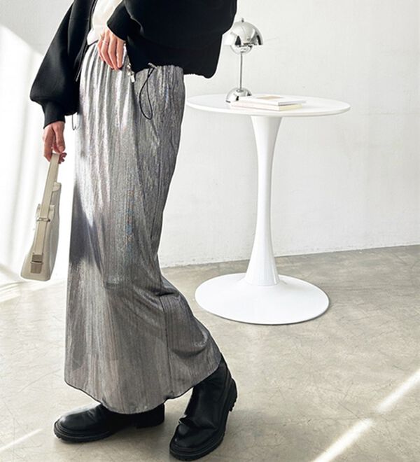 GeeRA（ジーラ）の「シャイニーナロースカート（ロングスカート）」｜詳細画像