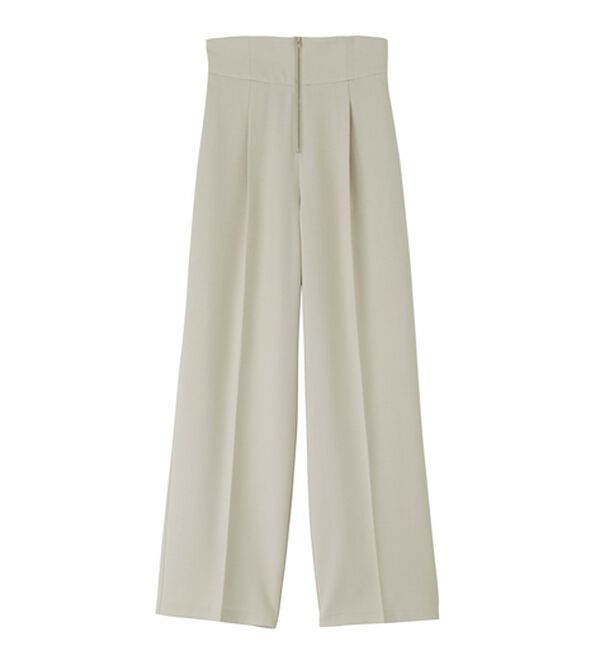 RANAN（ラナン）の「ハイウエストジップワイドパンツ（ワイドパンツ・ガウチョ）」｜詳細画像