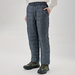 「あったか軽量！ふわっとダウンパンツ（メンズフルレングスパンツ）」｜ネイビー