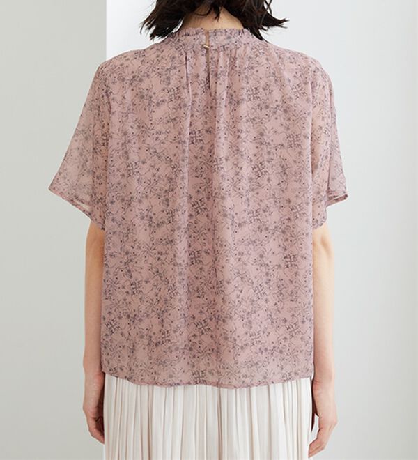 BELLUNA（ベルーナ）の「〈日比谷花壇〉フリル衿シフォンブラウス（ブラウス）」｜詳細画像