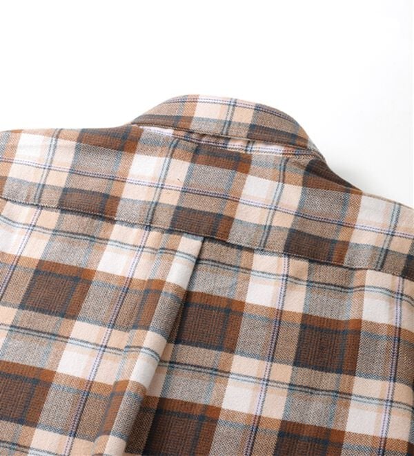 「＜バイロフト（Ｒ）＞カシミヤタッチネルシャツ（メンズシャツ）」｜詳細画像