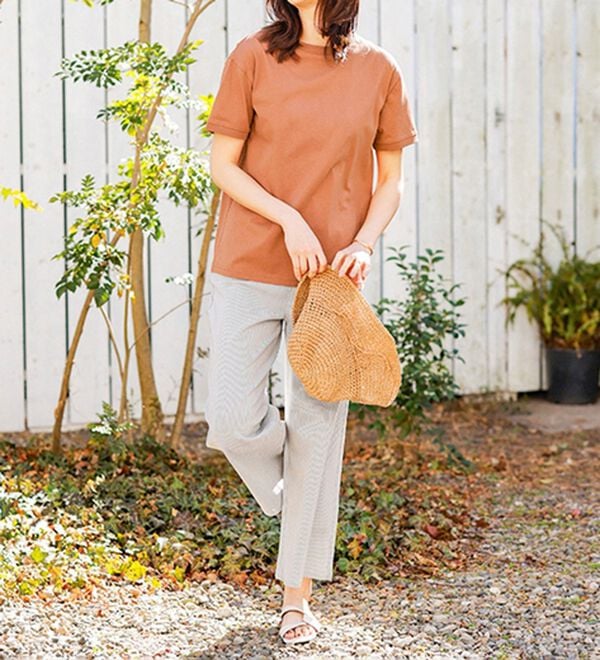 BELLUNA（ベルーナ）の「ヒンヤリ！綿１００％大人顔サマ見えＴシャツ（Tシャツ）」｜詳細画像