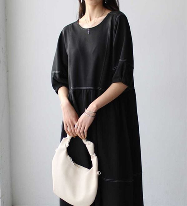 GeeRA（ジーラ）の「前後２ＷＡＹランタンスリーブワンピース（その他ワンピース）」｜詳細画像