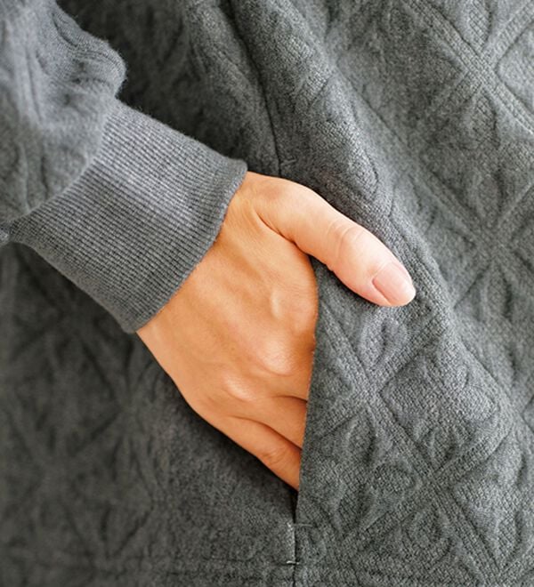 BELLUNA（ベルーナ）の「幾何柄ジャカード素材カーディガン（その他カーディガン）」｜詳細画像