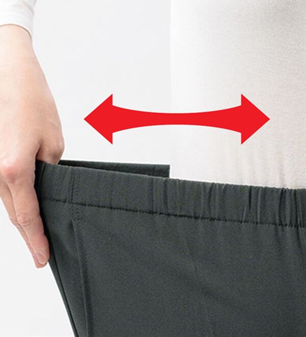 ルフラン（ルフラン）の「【３本組】日本製新お手入れラク！上品パンツ（フルレングスパンツ）」｜詳細画像