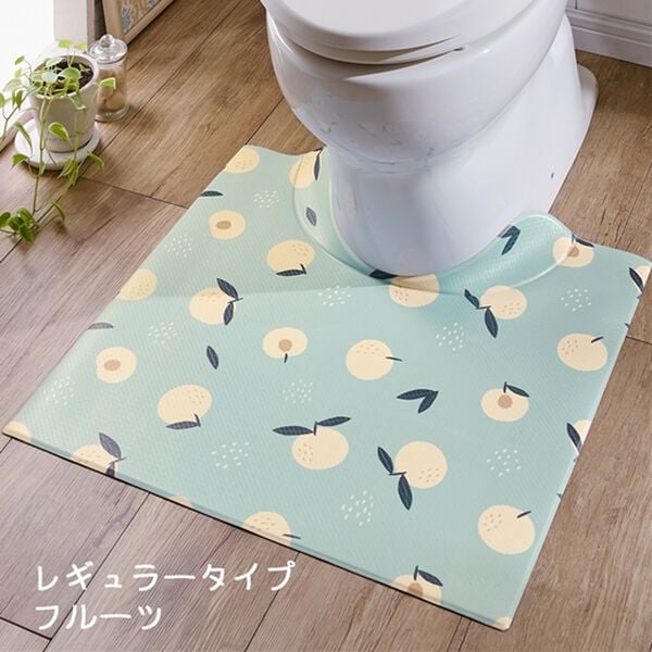 iellio（イエリオ）の「すき間にピタッ！ふけるＰＶＣトイレマット（トイレマット）」｜詳細画像