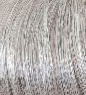 「毛足長めワンタッチヘアピース（ウィッグ・ヘアピース・エクステ）」｜白髪80％