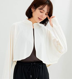 BELLUNA（ベルーナ）の「ヒンヤリ爽快！スタンド衿ボレロ（その他カーディガン）」｜詳細画像