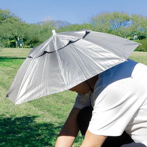「両手が使える手ぶら傘　２本組（その他日用品・趣味雑貨）」｜詳細画像
