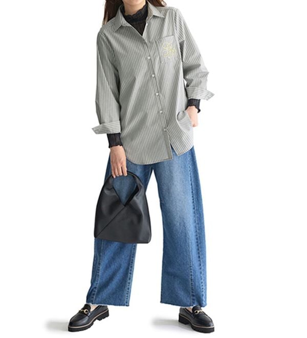 BELLUNA（ベルーナ）の「端境期にこれ一枚！万能シャツジャケット（シャツ）」｜詳細画像