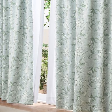 「簡単！素敵にコーディネート１級遮光＆機能レースカーテンセット「フローリオ」（ドレープカーテン）」