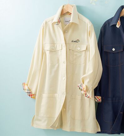 ルフラン（ルフラン）の「【ＡＰ】パナマ織ロングブルゾン（ブルゾン）」