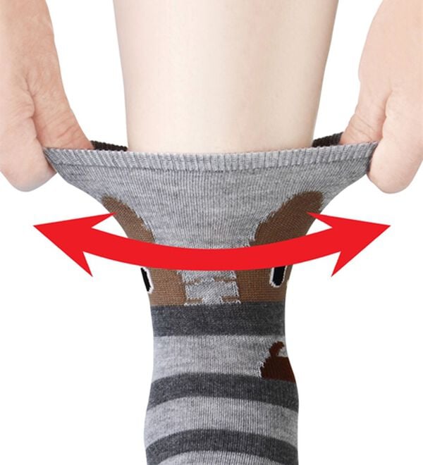 「【５足組】はくだけでかかとケア！美人靴下（靴下・ストッキング）」｜詳細画像