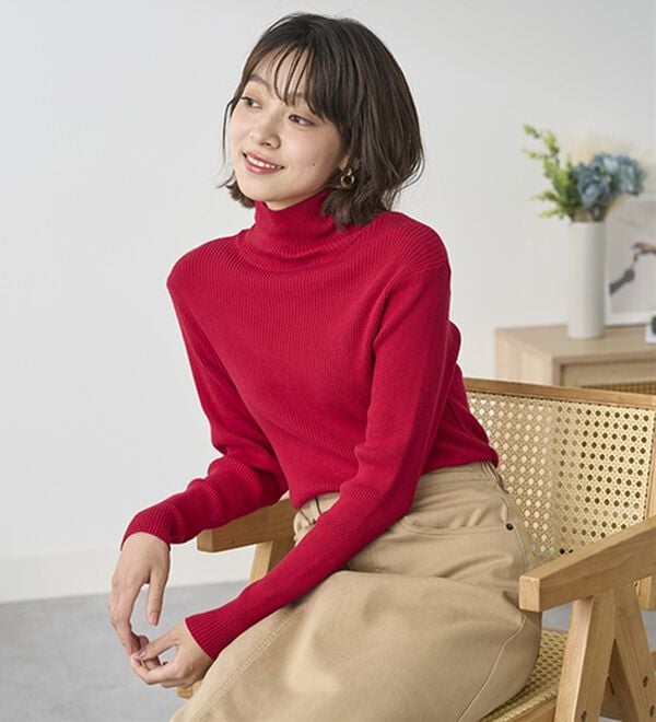 BELLUNA（ベルーナ）の「＜＆ｃｏｃｏｃｈｉ＞ハピネスコットン１００％ニットレギンス（スパッツ・レギンス）」｜詳細画像