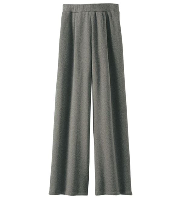 BELLUNA（ベルーナ）の「まるではく毛布！静電防止付裏ファーワイドパンツ（フルレングスパンツ）」｜詳細画像