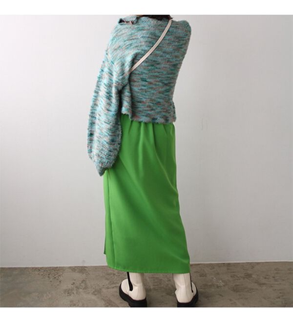 GeeRA（ジーラ）の「ミックスシャギーショートニット（ニット・セーター）」｜詳細画像