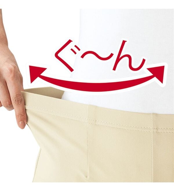 ルフラン（ルフラン）の「日本製すっきりチュニックパンツ（フルレングスパンツ）」｜詳細画像